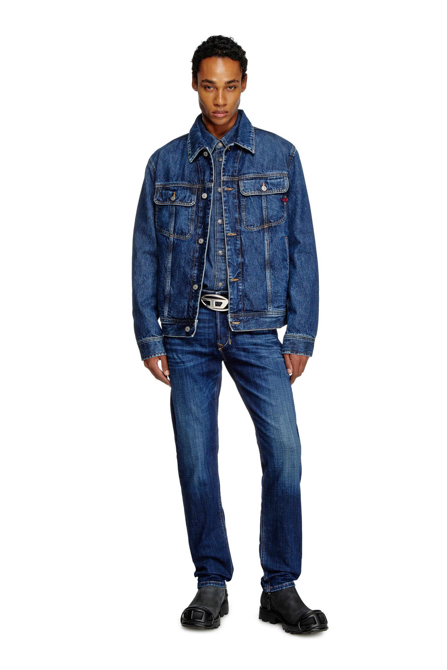 Diesel - Larkee-BeeX Jeans - 1986 Washed Denim