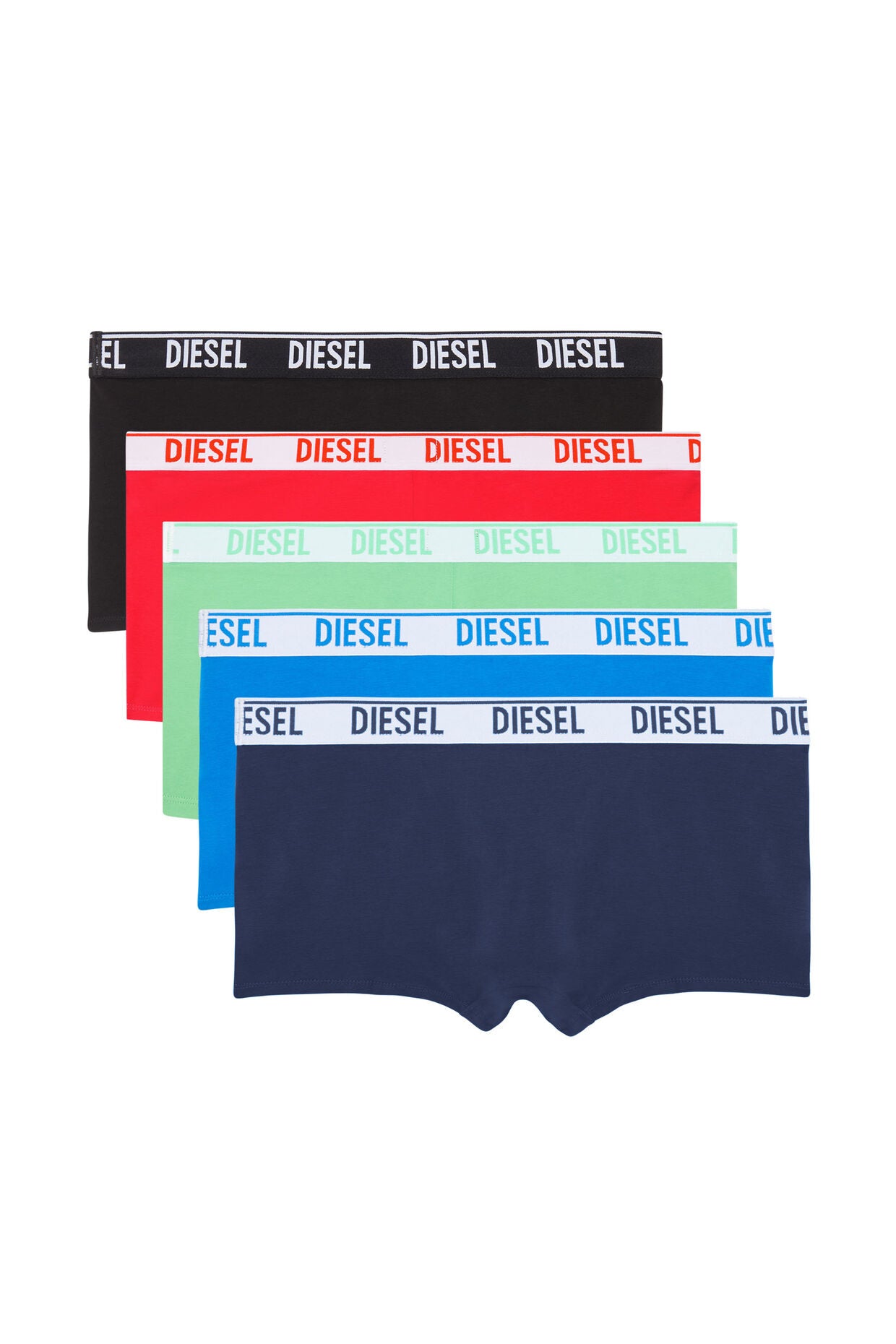 Diesel - Damien Boxers - 5 Pack - Green/Blue/Navy