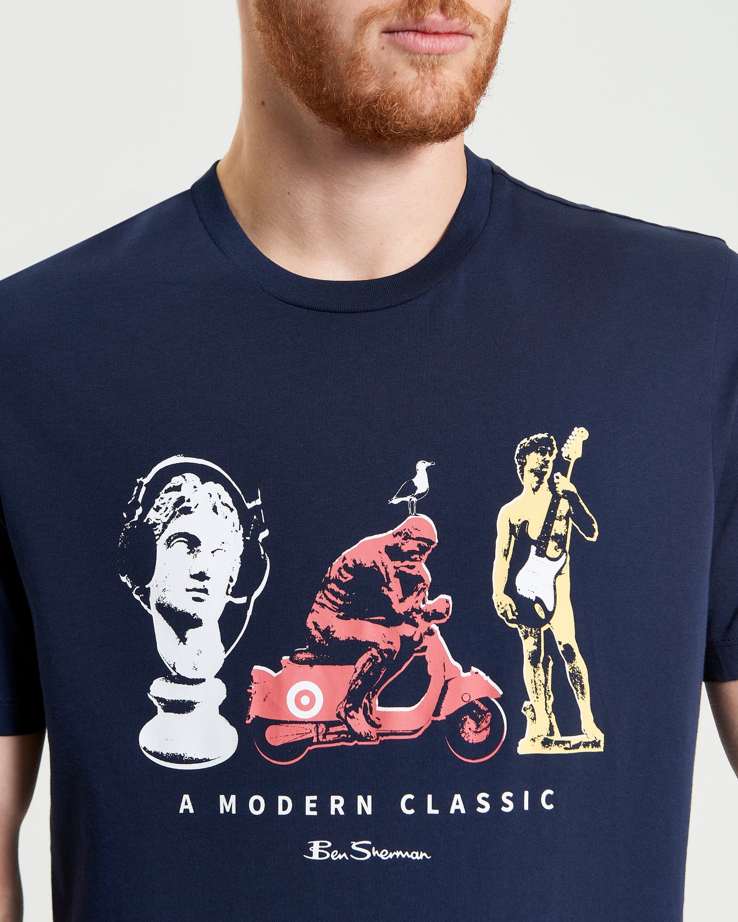 Ben Sherman - Statue Tee - Dark Navy
