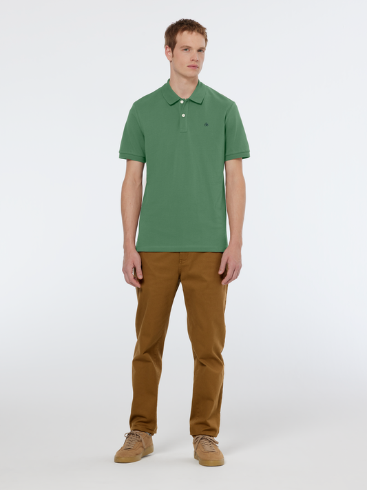 Scotch & Soda - Logo Pique Polo - Spring Blue or Sage Green