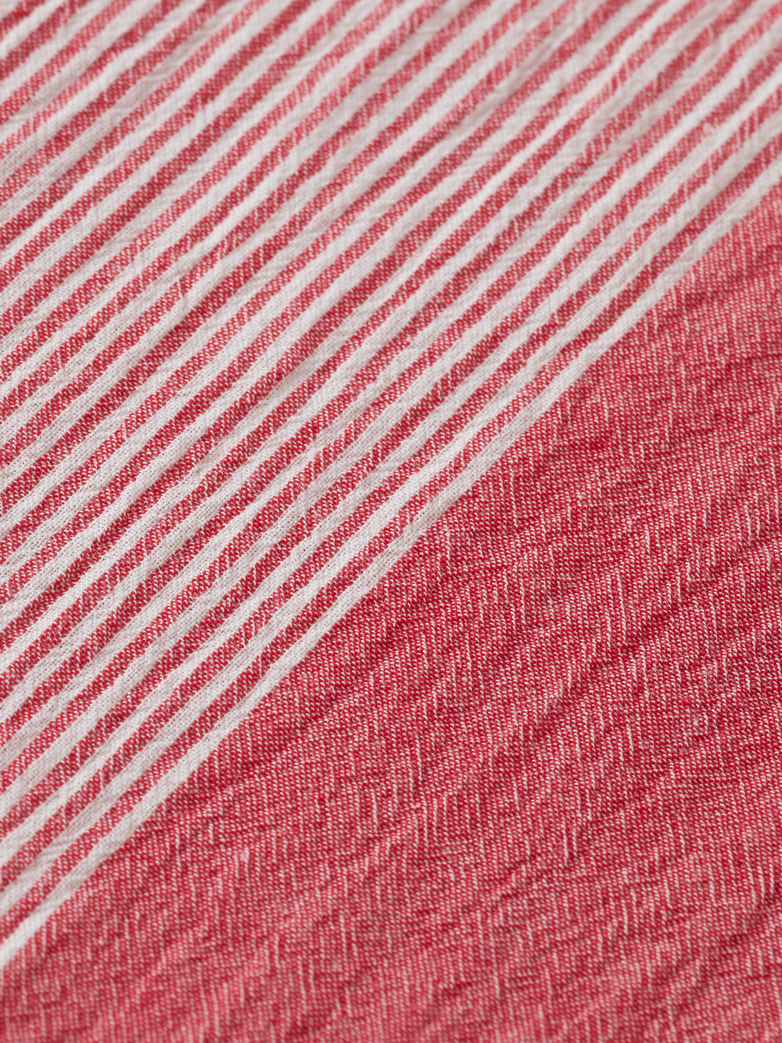Scotch & Soda - Crinkle Stripe Shirt - Red/Pink or Camel/Blue
