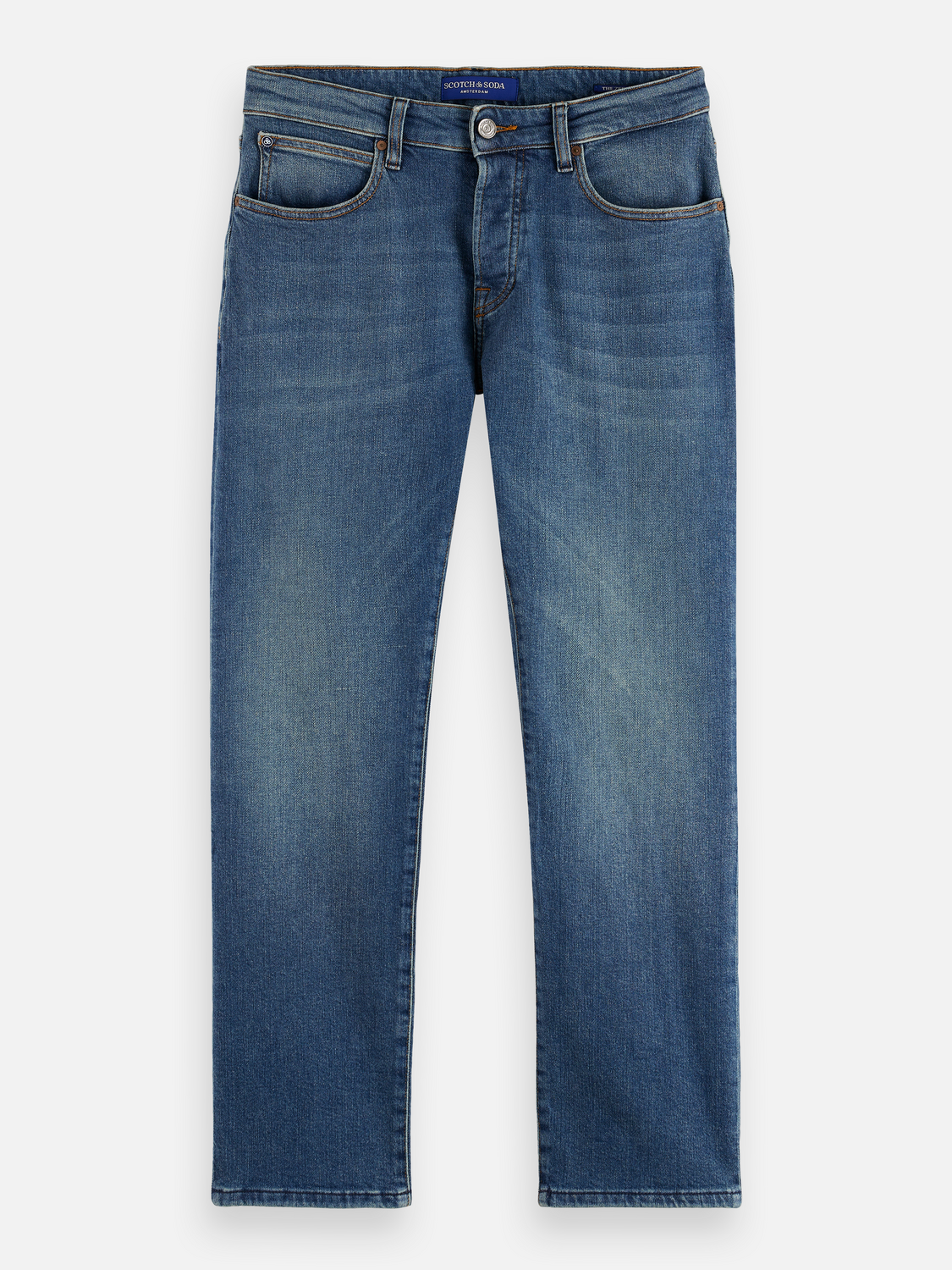 Scotch & Soda - Zee Straight Fit Jeans - Blue Moves