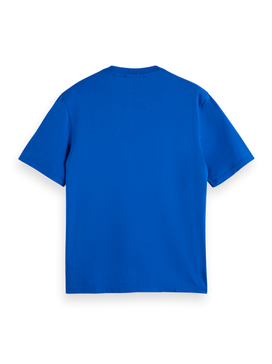 Scotch & Soda Left Chest Artwork Tees - First Light or Boat Blue