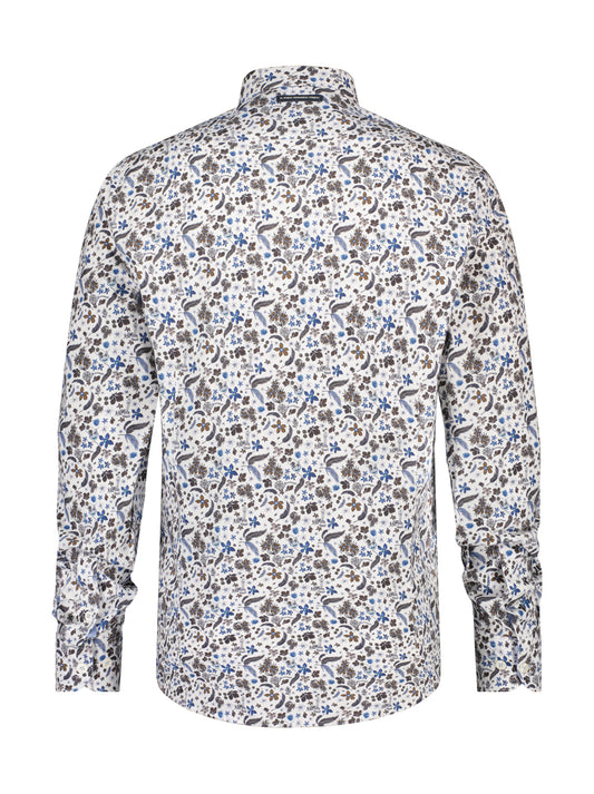 A Fish Named Fred - Flower Shirt - Off White