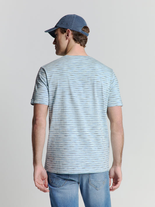 No Excess - Crewneck Melange T-Shirt - Cloud