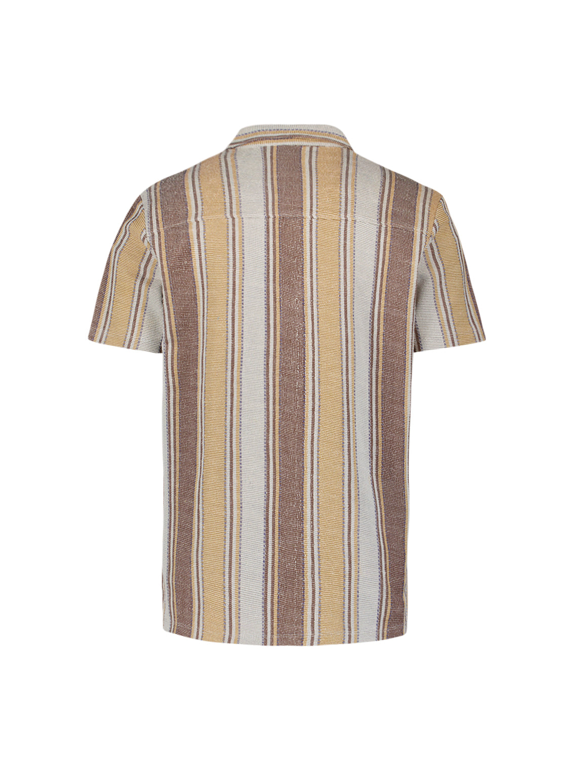 No Excess - Revers Collar Short Sleeve Jersey Shirt - Yellow