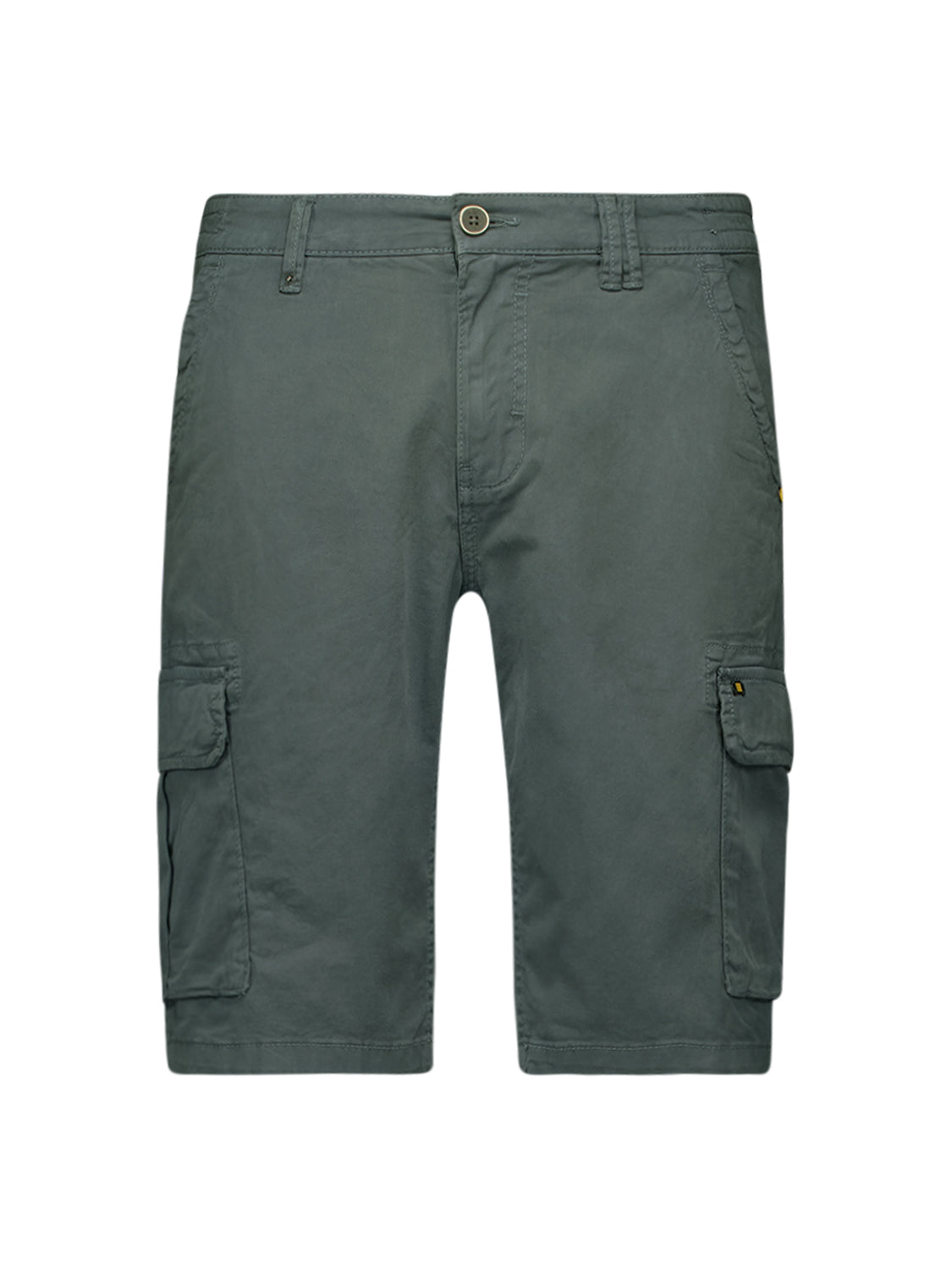No Excess - Stone Washed Stretch Shorts - Khaki or Dark Steel