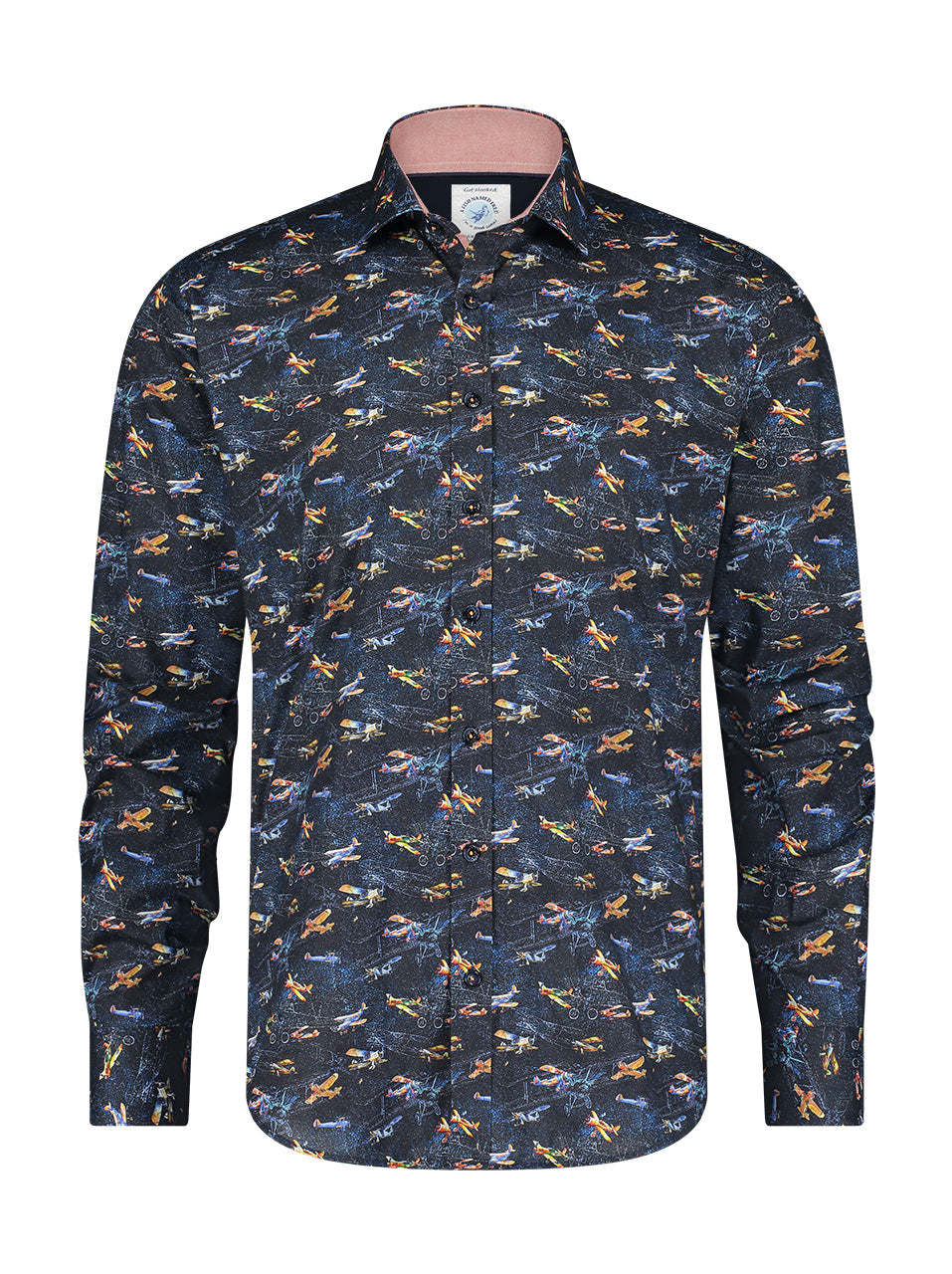 A Fish Named Fred - Aeroplanes Shirt - Navy