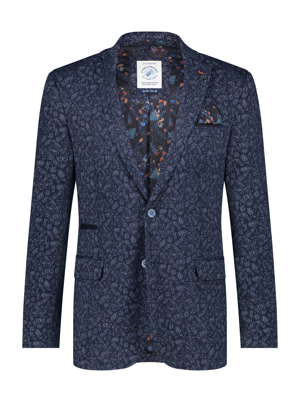 A Fish Named Fred - Pique Leaf Blazer - Navy