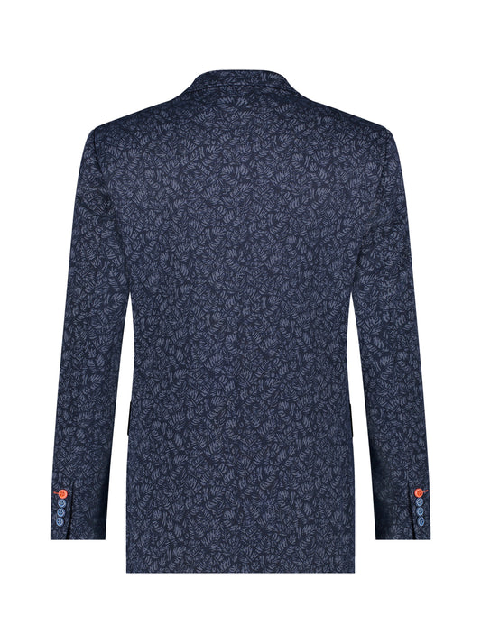 A Fish Named Fred - Pique Leaf Blazer - Navy