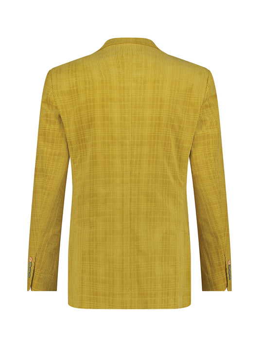 A Fish Named Fred - Corduroy Blazer - Gold Check