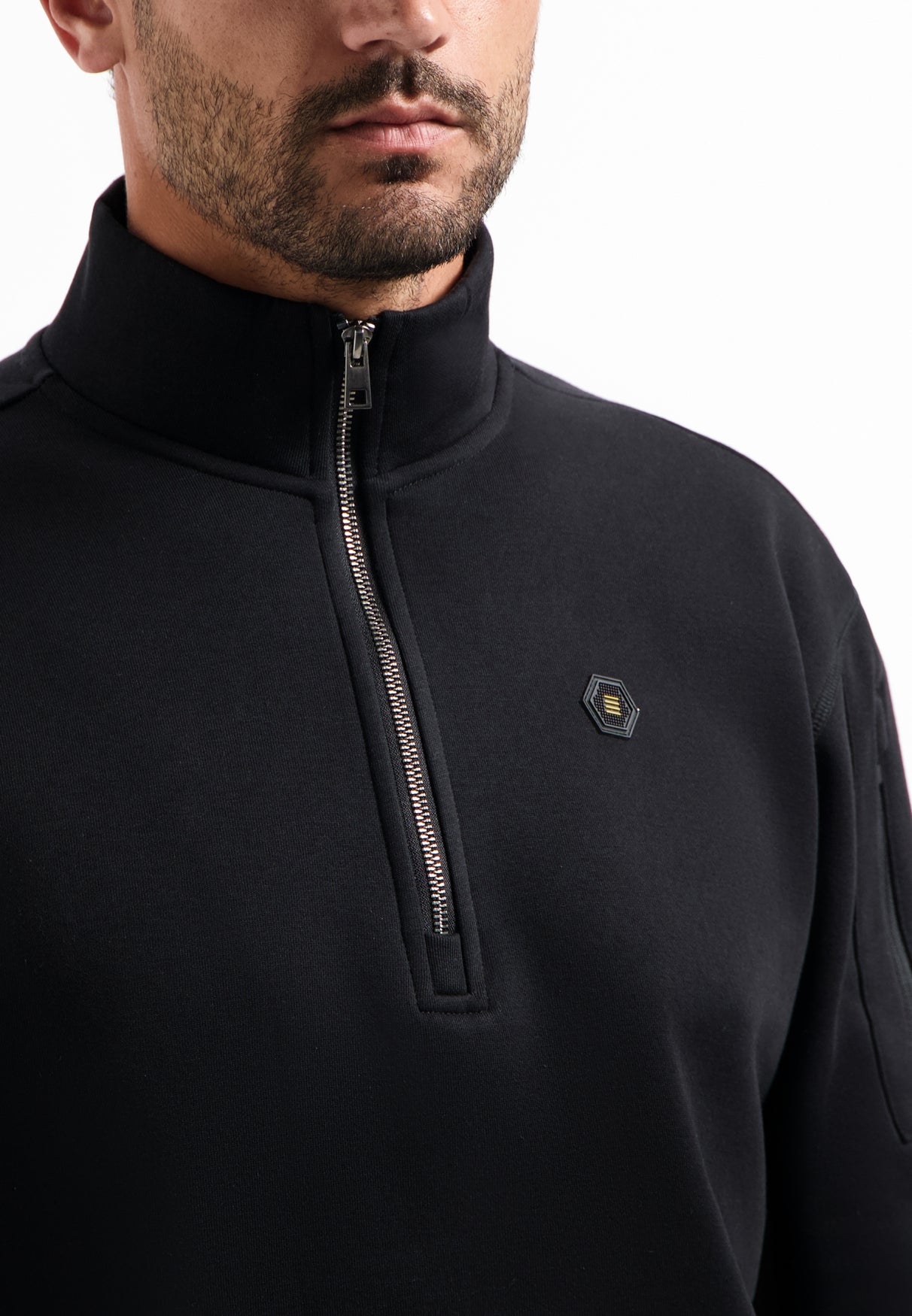 No Excess - Half Zip Sweater - Three Colours