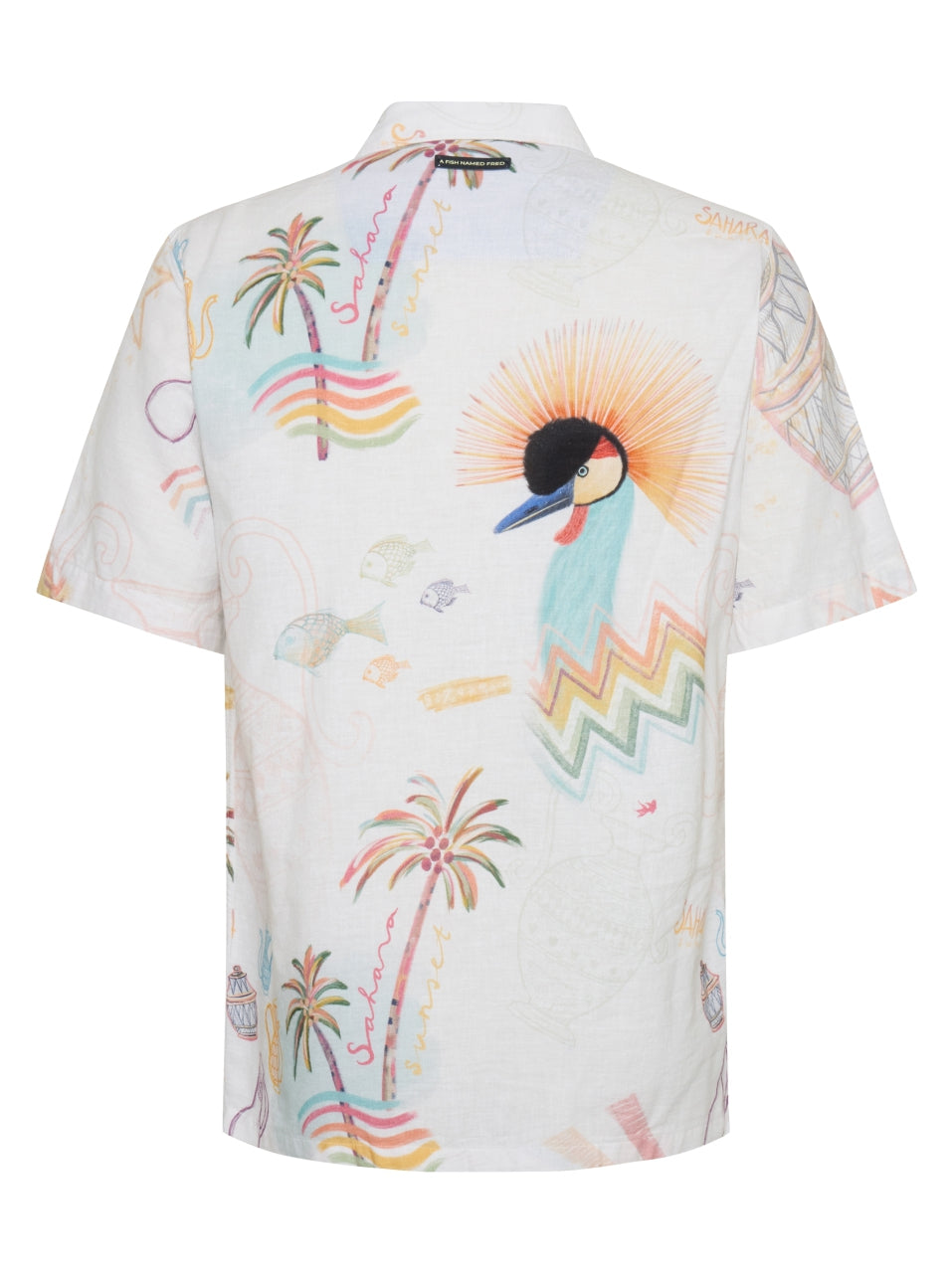 A Fish Named Fred - Shirt Sleeved Short - Sunset Sahara