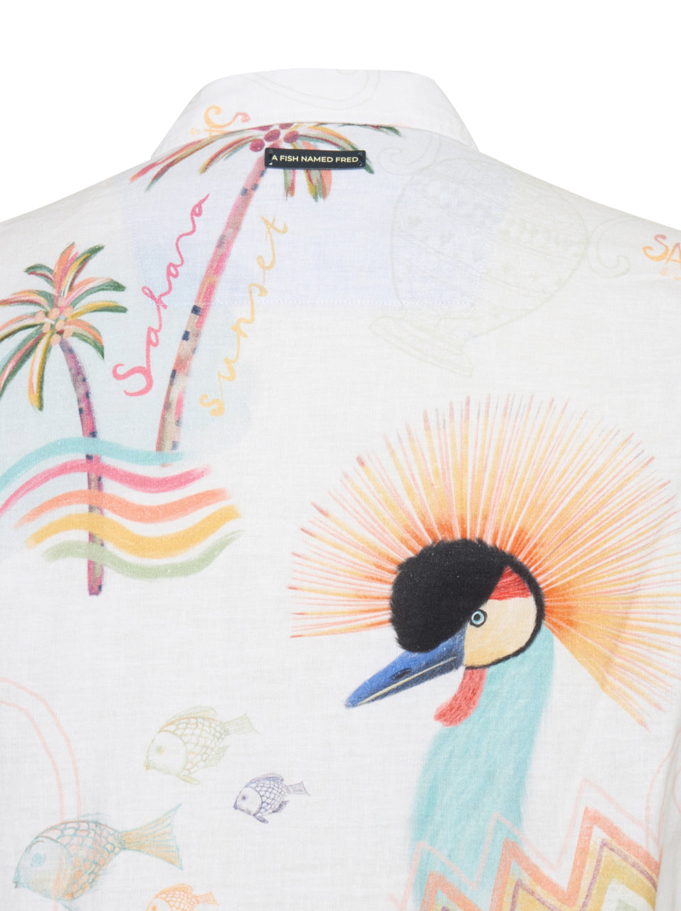A Fish Named Fred - Shirt Sleeved Short - Sunset Sahara