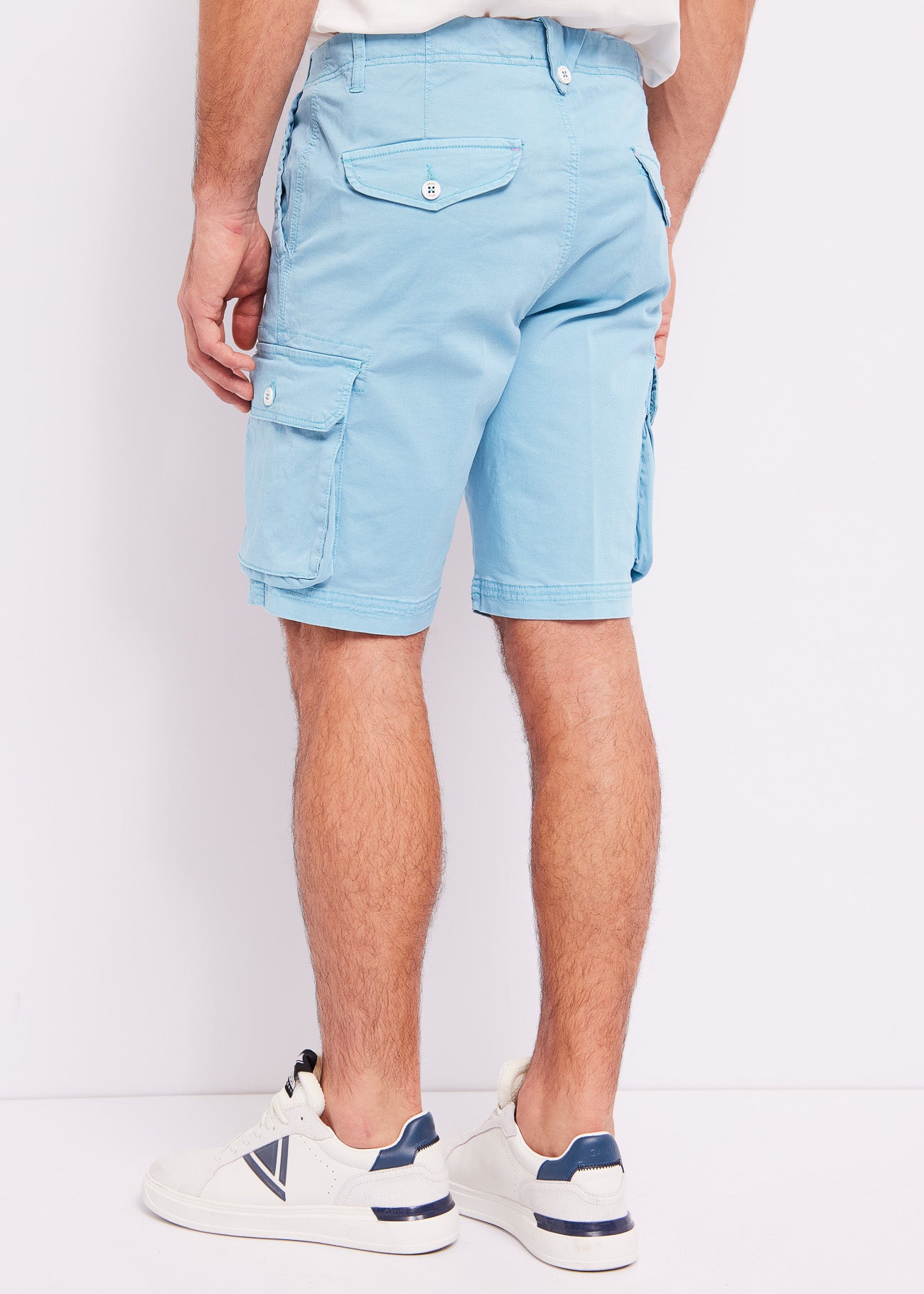 Gaudi - Tasconato Uomo Bermuda Cargo Shorts - Blue or Sand