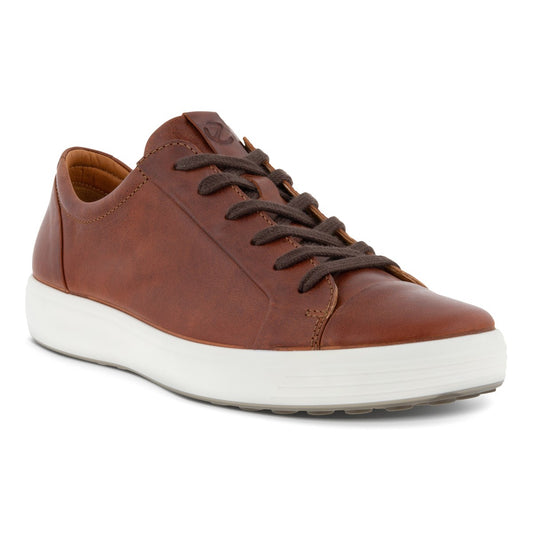 Ecco Soft 7 M Casual Lace Up - Cognac