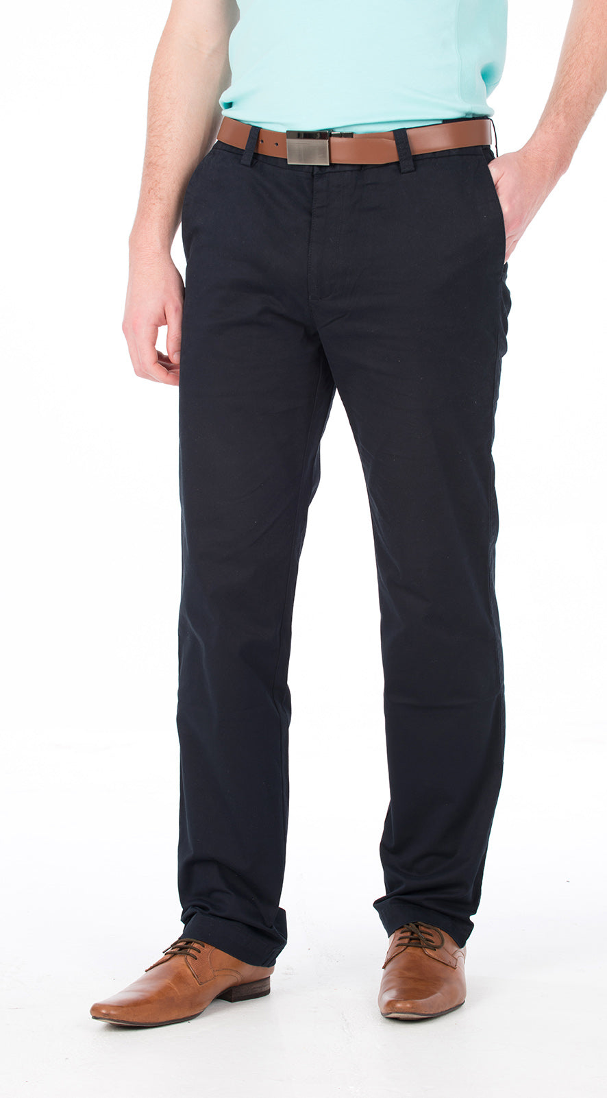 Bob Spears Active Waist Trousers - Navy - Larger Sizes