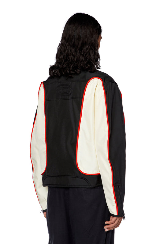 Diesel - J-Blink Jacket - Cream/Black/Red