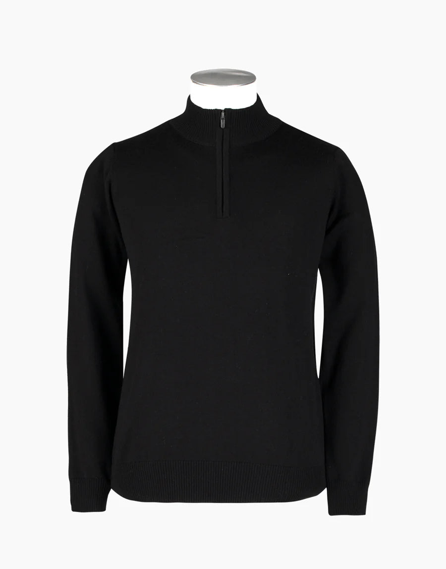 Rembrandt - Mataura 1/4 Zip Jersey - Black