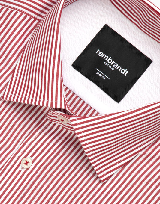 Rembrandt - London Shirt - Red Bengal Stripe