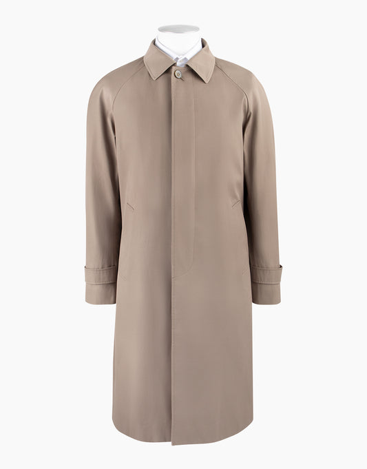 Rembrandt - Loch Water-Resistant Raglan Trench Coat - Camel Brown