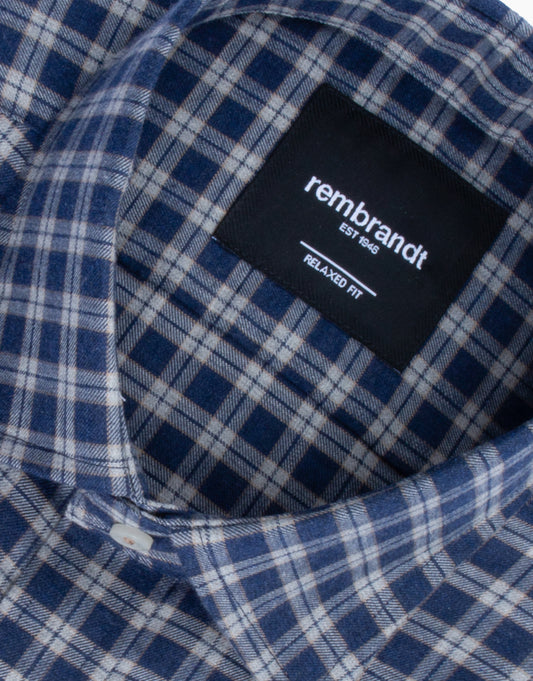 Rembrandt - Ohope Shirt Blue/Grey Check