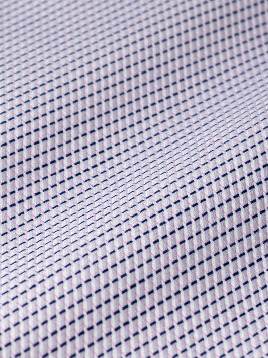 Rembrandt - London Shirt - Pink & Blue Microdesign