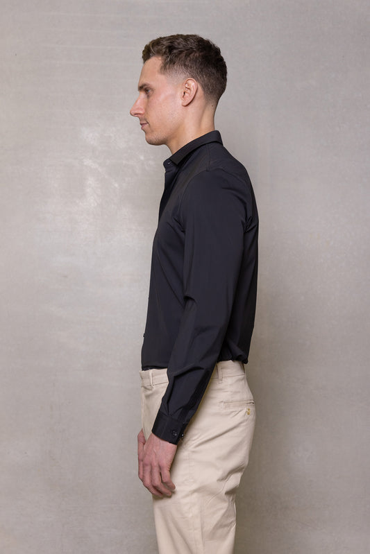 Cutler & Co - Beaumont Stretch Shirt - Black