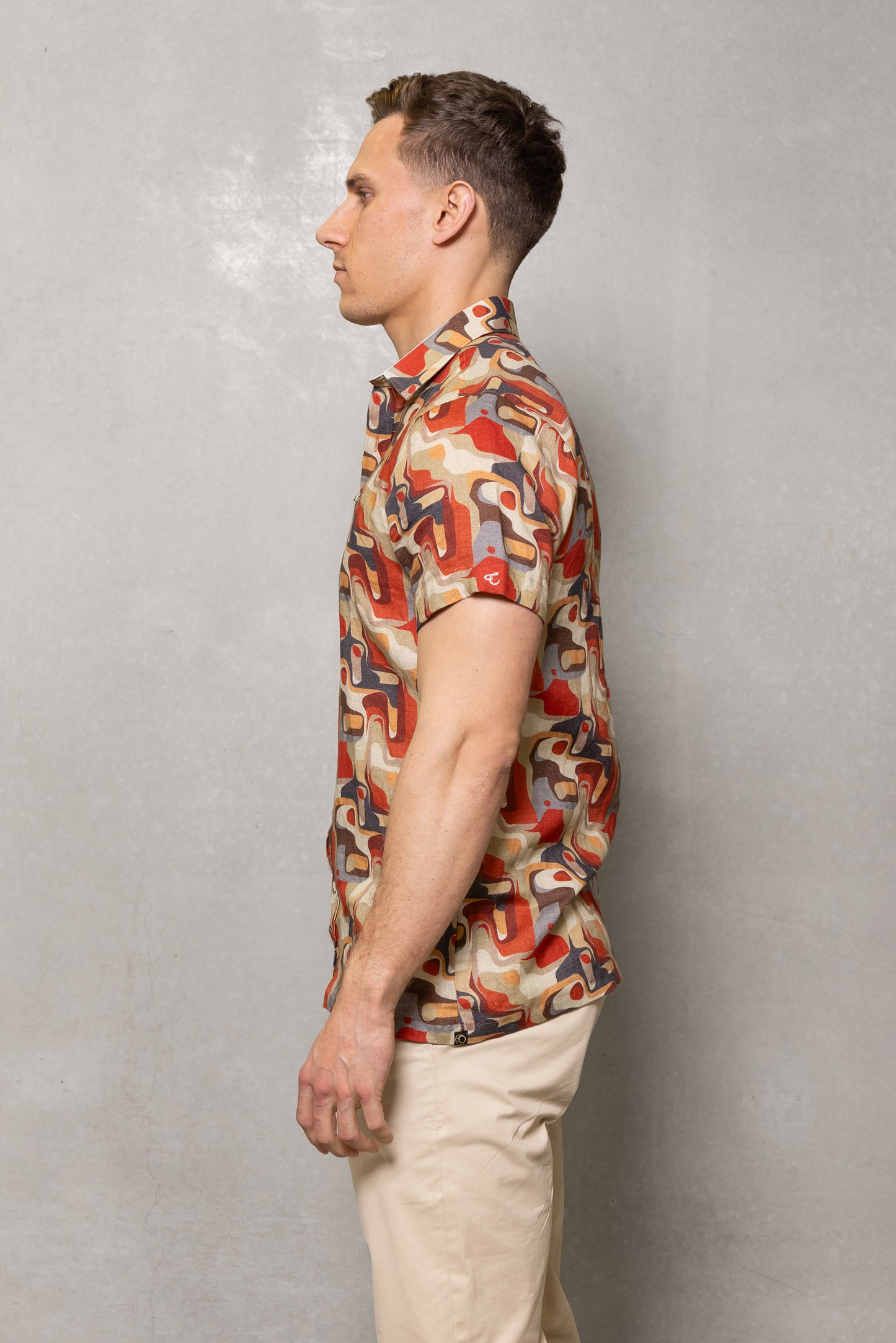 Cutler & Co - Ian Short Sleeved Shirt - Sahara