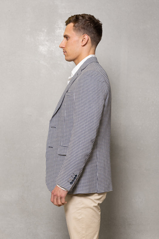 Cutler & Co - Beckett Blazer - Vapour Houndstooth