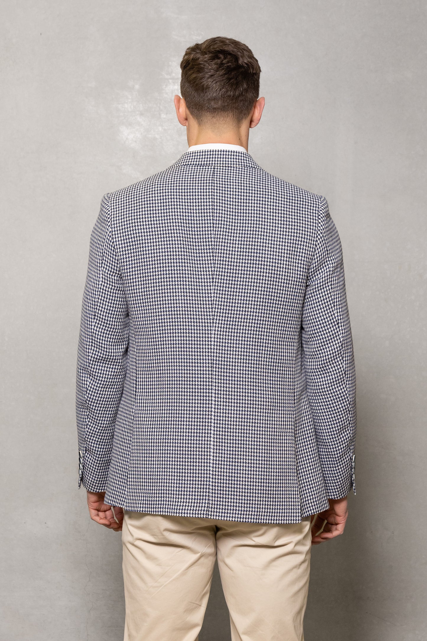 Cutler & Co - Beckett Blazer - Vapour Houndstooth