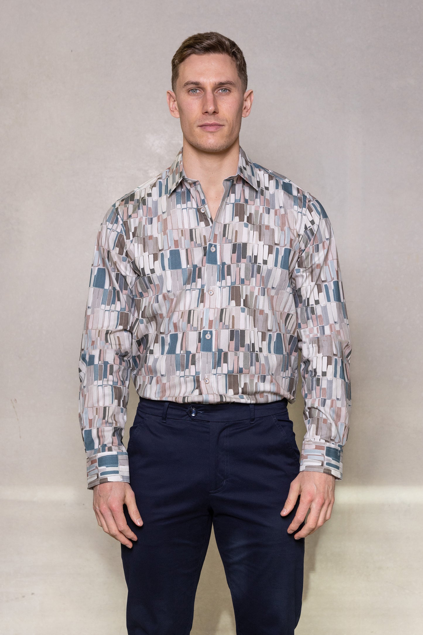 Cutler & Co - Blake Shirt - Mineral Mosaic