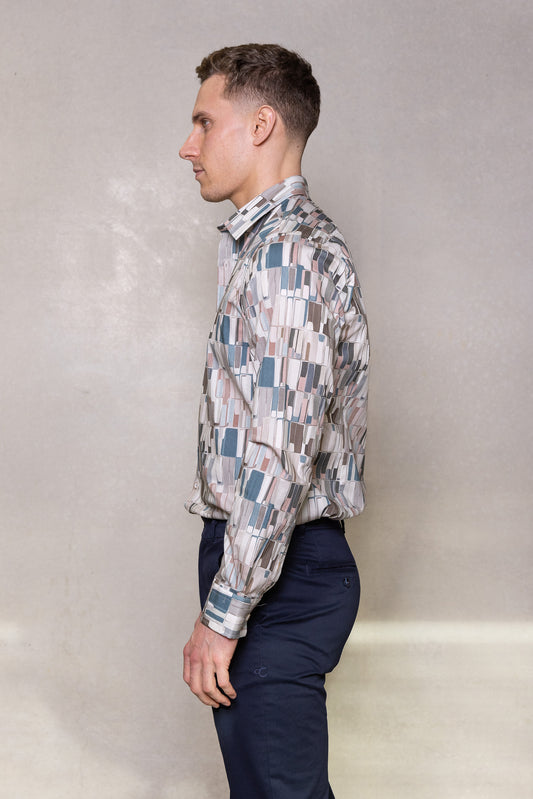Cutler & Co - Blake Shirt - Mineral Mosaic