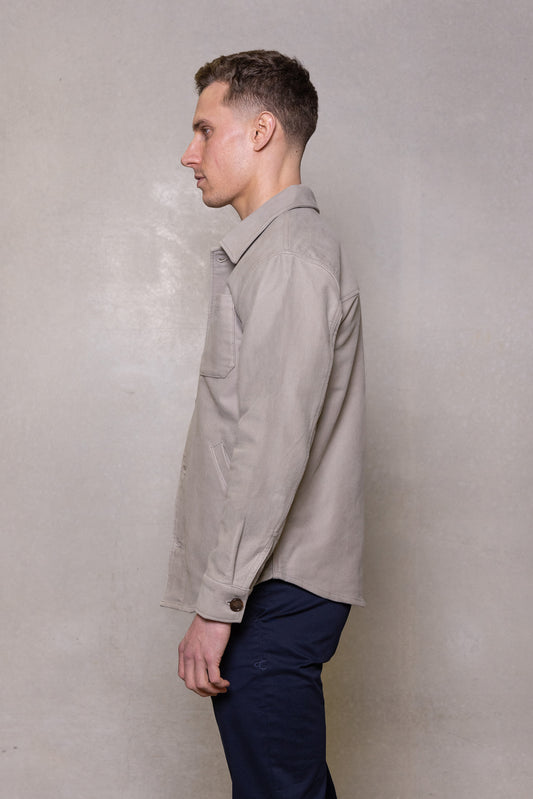 Cutler & Co - Sergio Brushed Cotton Jacket - Oxide