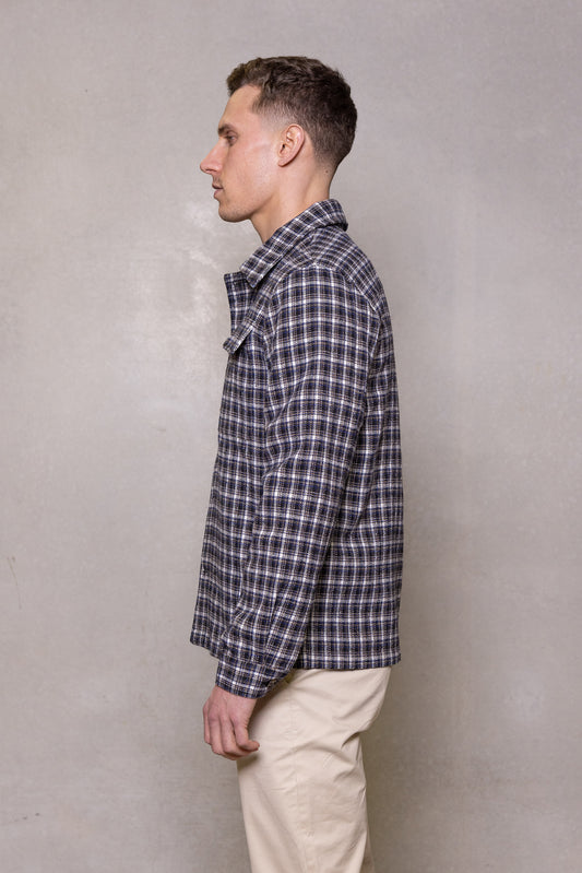 Cutler & Co - Harley Jacket - Mineral (Blue/Brown Check)