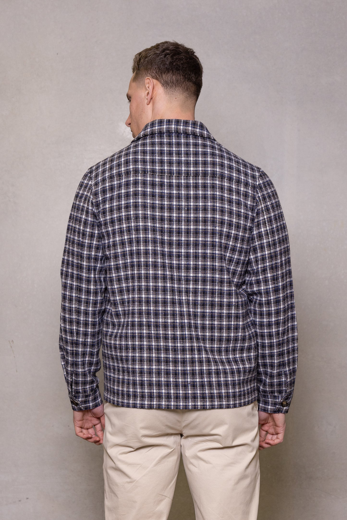 Cutler & Co - Harley Jacket - Mineral (Blue/Brown Check)