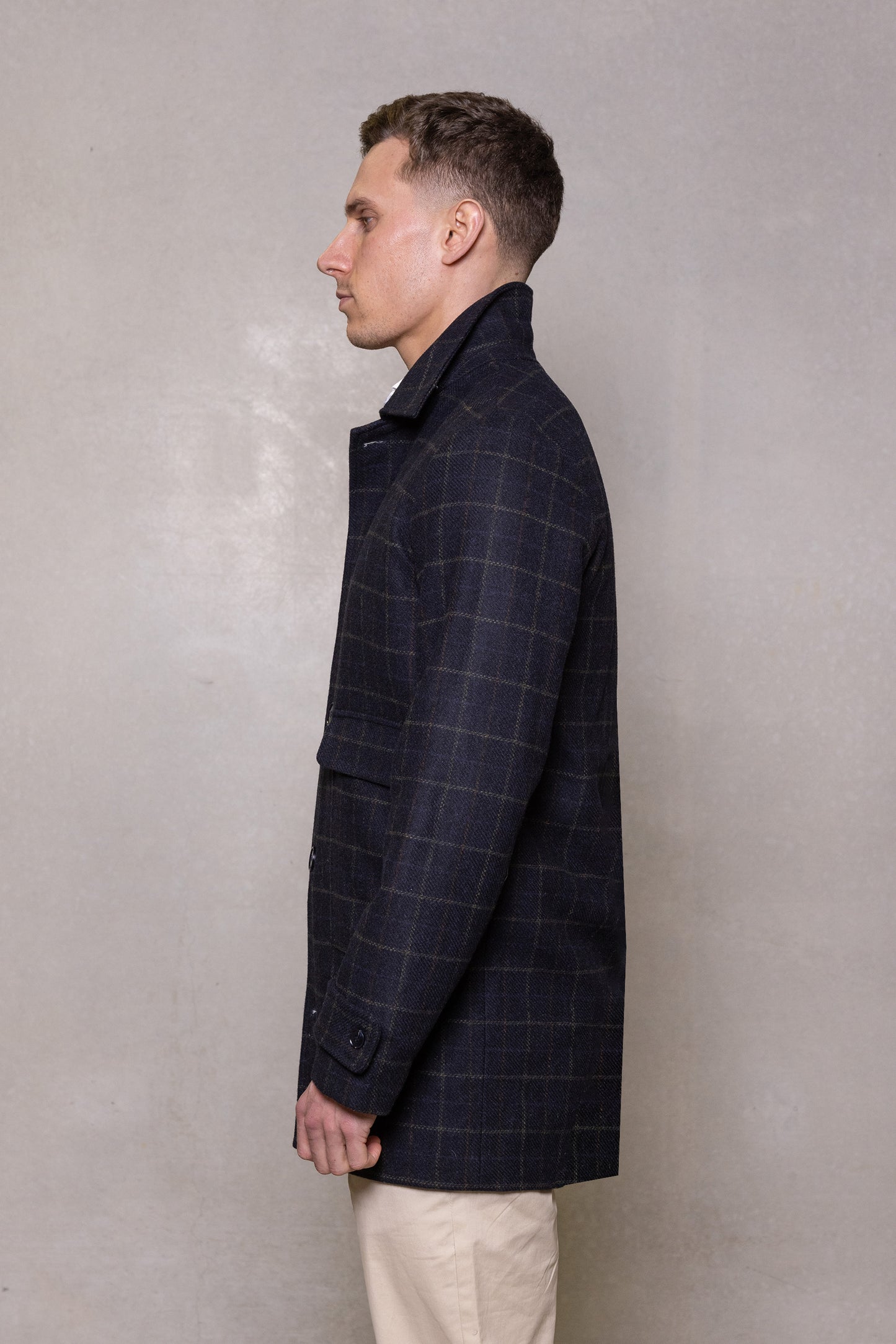 Cutler & Co - Leonard Long Fit Jacket - Sandstone or Thunderstorm