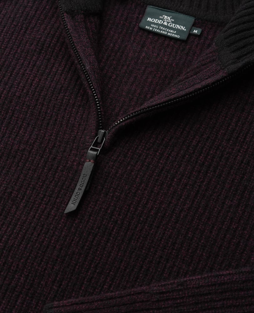 Rodd & Gunn - Robbies Road Knit - Black Fig