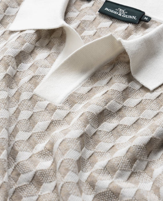Rodd & Gunn - Galdfield Knit Polo - Cream
