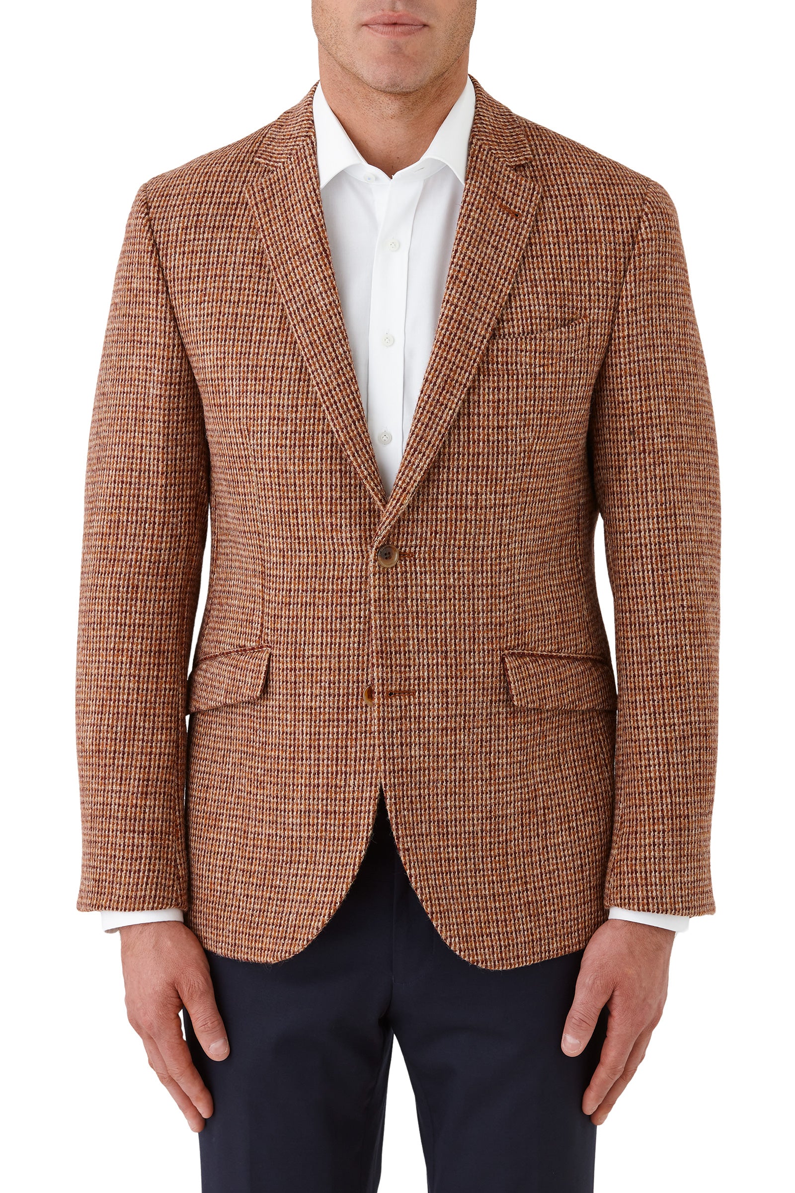 Cambridge Harris Tweed Jacket Rust – McKnight Brown