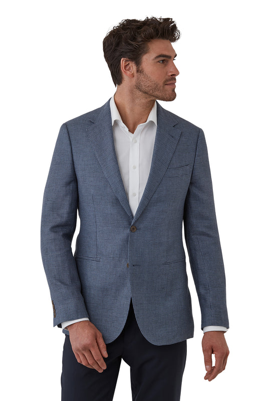 Cambridge - Auburn Jacket - Steel Houndstooth