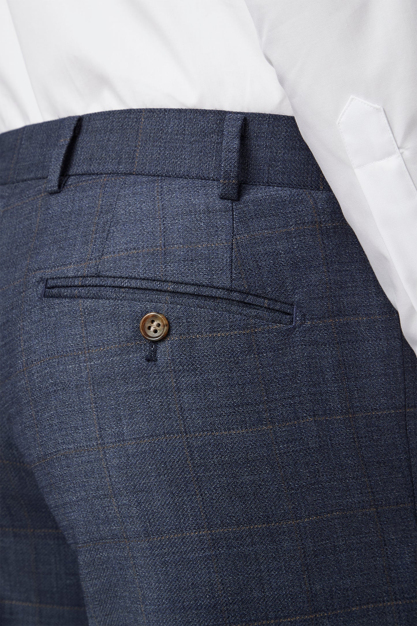 Cambridge - Kensington/Mitcham Suit - Denim Check