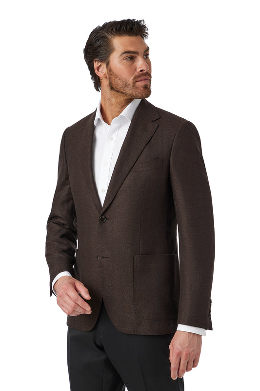 Cambridge - Brunswick Jacket - Brown Herringbone