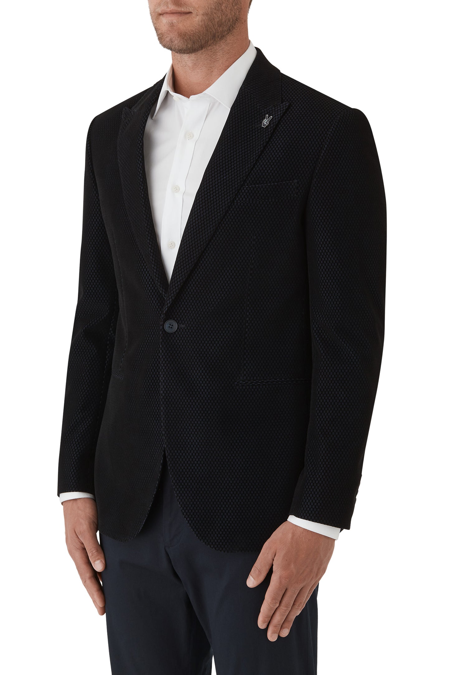 Gibson - Ionic Jacket - Deep Navy Velvet