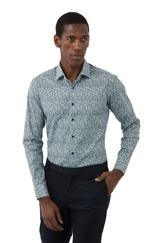 Gibson - Motion Shirt - Mint Floral