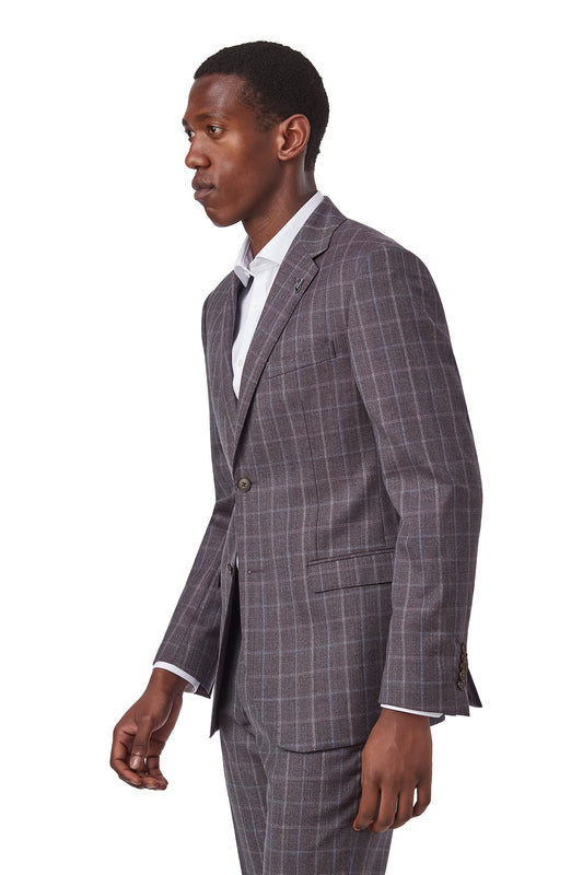 Gibson - Ayden/Caper Suit - Berry Check