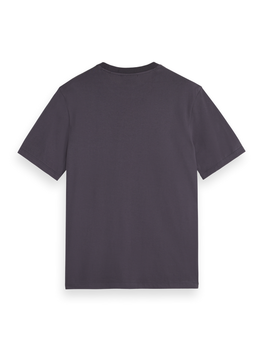 Scotch & Soda - Printed T-Shirt - Front Chest Art Tee - Anthracite