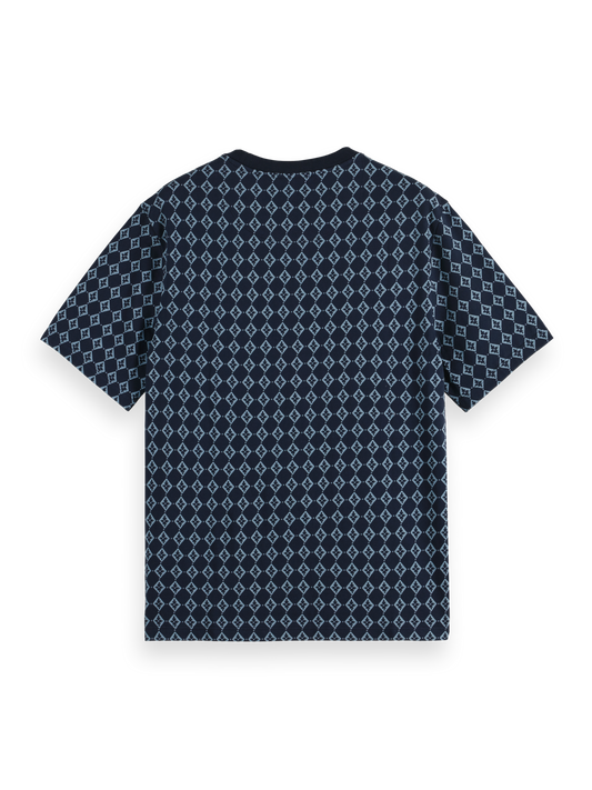 Scotch & Soda - Printed T-Shirt - Night Geo Flower