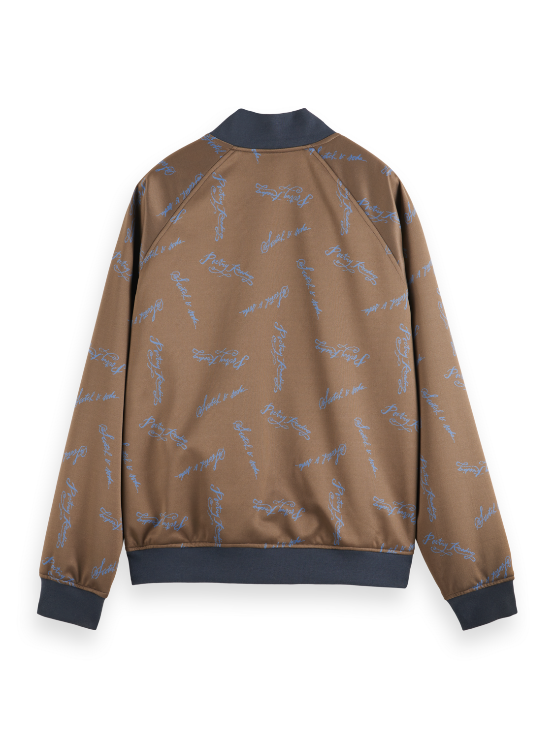 Scotch & Soda - Reversible Jacquard Bomber Jacket - Poetry Reading