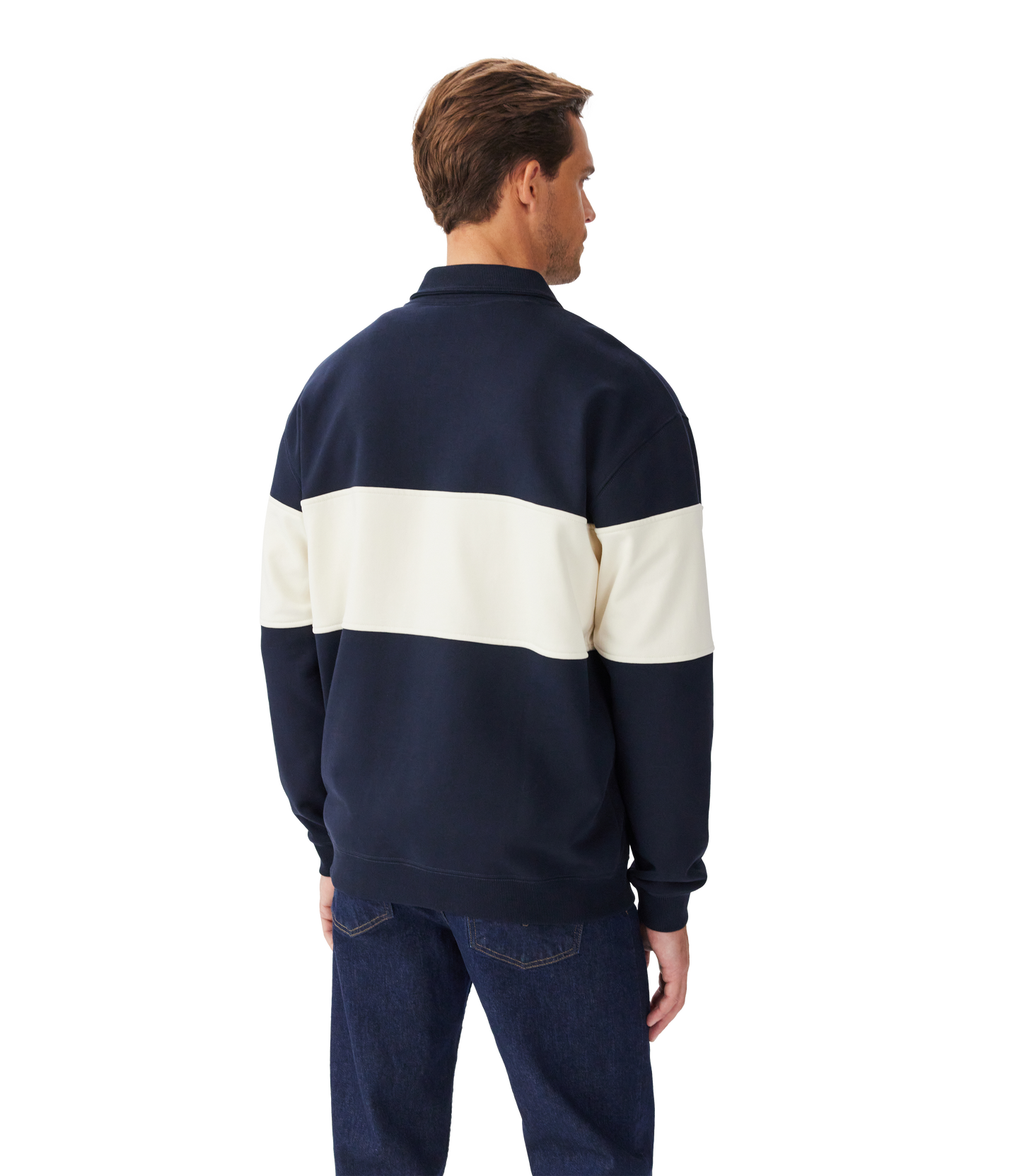 R. M. Williams - Heritage 1/4 Zip Sweatshirt - Navy